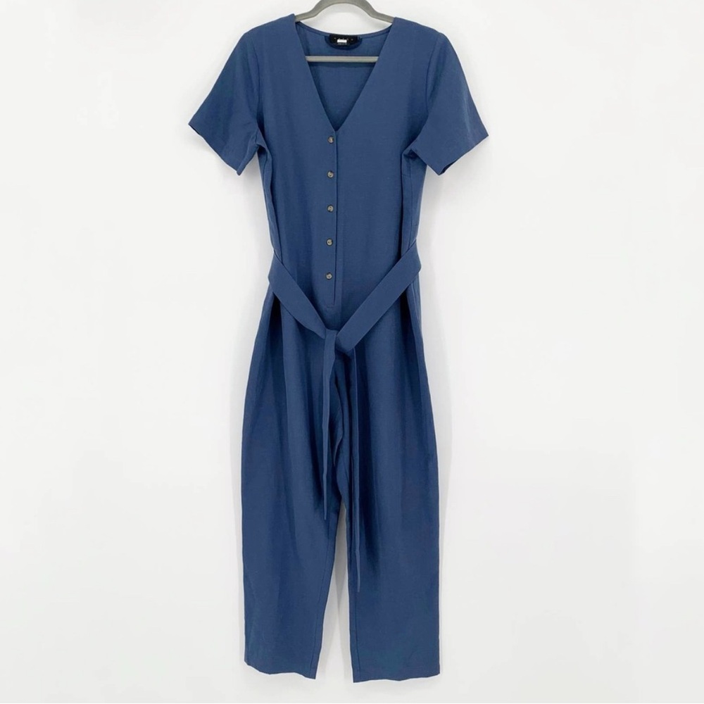Hatch | Noelle Linen Blend Maternity Jumpsuit, Sz 3 (L)